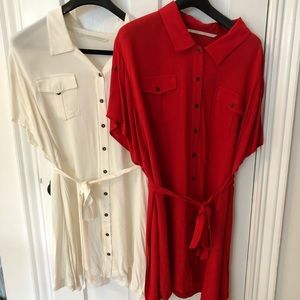 12th St by Cynthia Vincent shirt dresses Sz L
